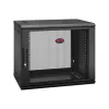 APC NetShelter WX AR109SH4 - 9U, 19 tuuman patch-kaappi, seinäasennus, esikoottu, 400 mm syvä