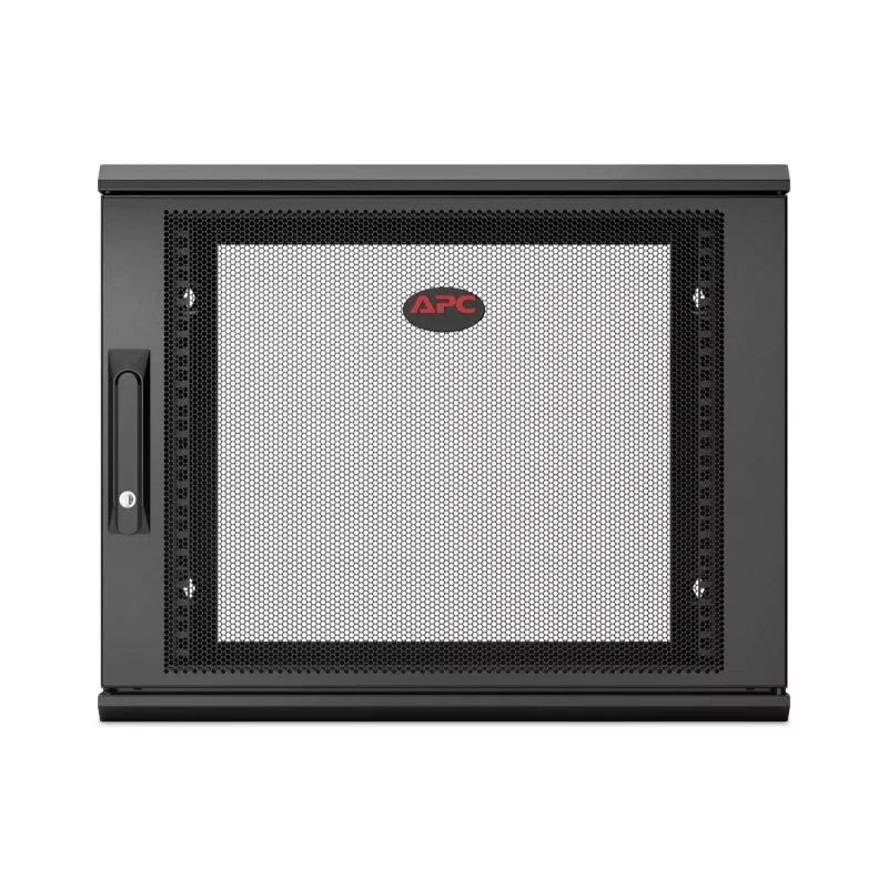 APC NetShelter WX AR109SH4 - 9U, 19 tuuman patch-kaappi, seinäasennus, esikoottu, 400 mm syvä