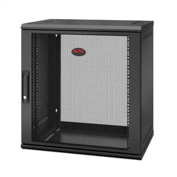 APC NetShelter WX AR112SH4 - 12U, 19 tuuman patch-kaappi, seinäasennus, esikoottu, 400 mm syvä