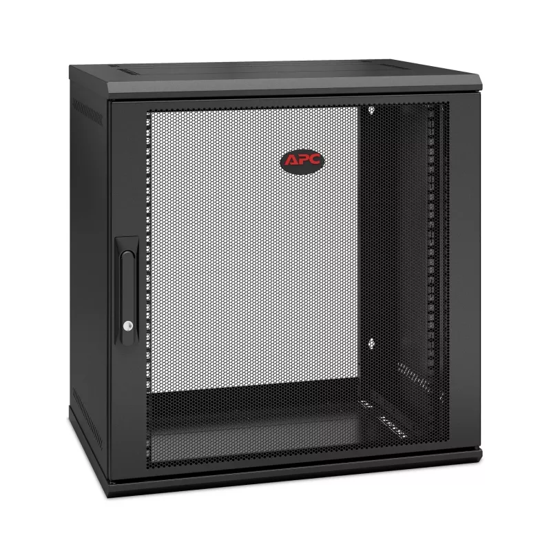 APC NetShelter WX AR112SH4 - 12U, 19 tuuman patch-kaappi, seinäasennus, esikoottu, 400 mm syvä