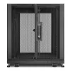 APC NetShelter SX -palvelinkaappi, 12U, musta, 658H x 600B x 900T mm