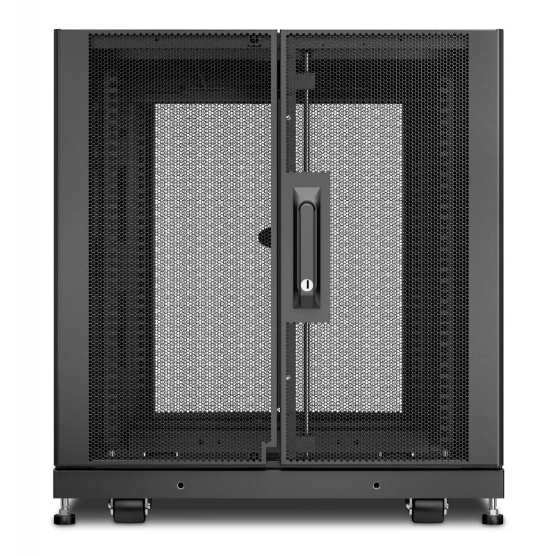 APC NetShelter SX -palvelinkaappi, 12U, musta, 658H x 600B x 900T mm