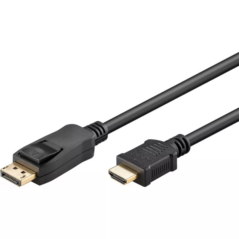 Goobay DisplayPort-HDMI-sovitinkaapeli 5 m liitäntä 1 DisplayPort liitäntä 2 HDMI Type-A