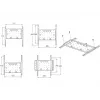 Teline Multibrackets M VESA Super ohut Tilt & Turn