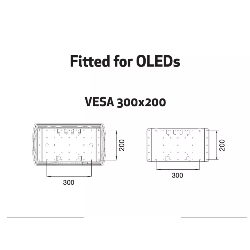 Teline Multibrackets M VESA Super ohut Tilt & Turn