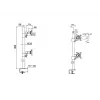 Pöytäteline Multibrackets M VESA Officeline Dual Vertical musta