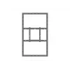 Multibrackets M Pro Series kotelo 55 inch seinä keskikoko musta teräs vaaka-/pystyasento