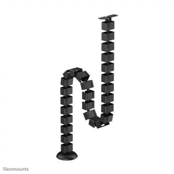 Kaapelispiraaliorganisaattori Neomounts ADS06-130BL ruuvikiinnitteinen, musta, 130 mm segmentit