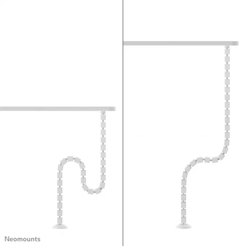 Kaapelikerääjä Neomounts ADS06-130WH ruuvikiinnitteinen, valkoinen, 130 mm