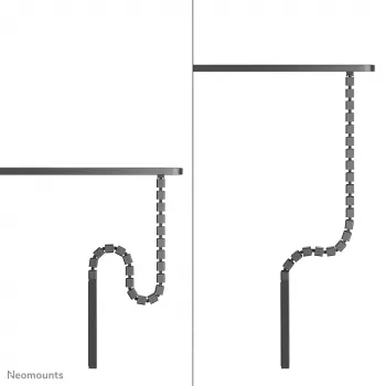 Kaapelikanava Neomounts ADS06-133BL – ruuvikiinnitteinen magneettinen kanava, musta