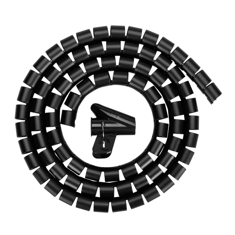 Kaapelinsuoja Neomounts ADS06-141BL Ø20 mm musta kaapelinhallintaan