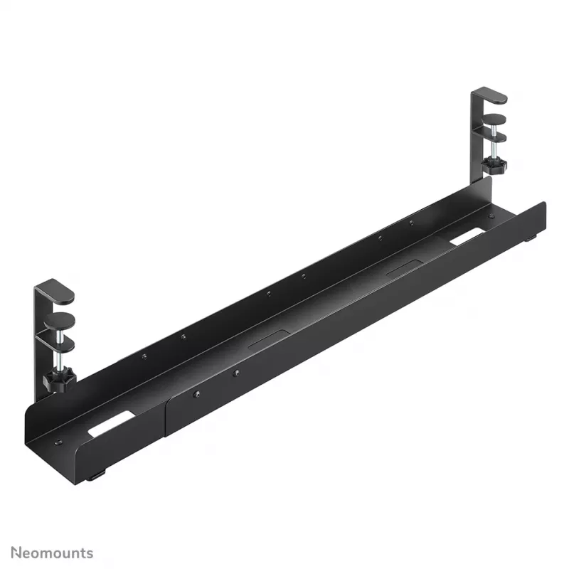 Kaapelikaukalo Neomounts ADS07-120BL puristettava yleinen, 120 mm leveys, musta
