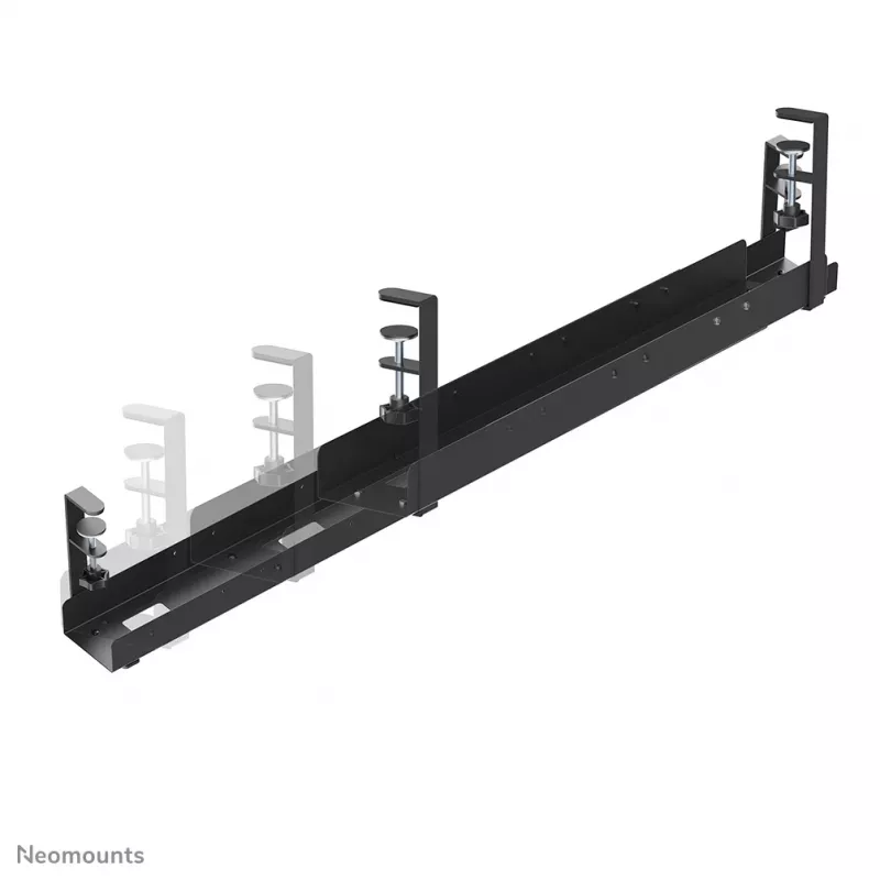 Kaapelikaukalo Neomounts ADS07-120BL puristettava yleinen, 120 mm leveys, musta