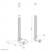Neomounts AWL29-650BL1 teline videobarille/soundbarille VESA - enint. 15 kg - yleinen