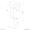 Neomounts CPU-D100SILVER CPU-teline - enint. 30 kg - yleinen