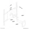 Neomounts FPMA-W960 monitori-/TV-seinäteline 23–52 inch – täysin liikkuva