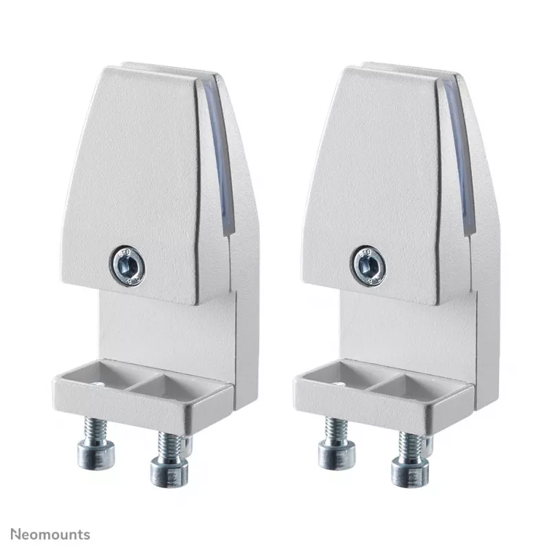 Neomounts NS-CLMP40WHITE pöytäpuristinsarja (2 kpl) - enint. 5 kg