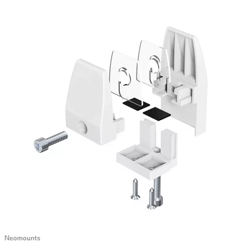 Neomounts NS-CLMP40WHITE pöytäpuristinsarja (2 kpl) - enint. 5 kg