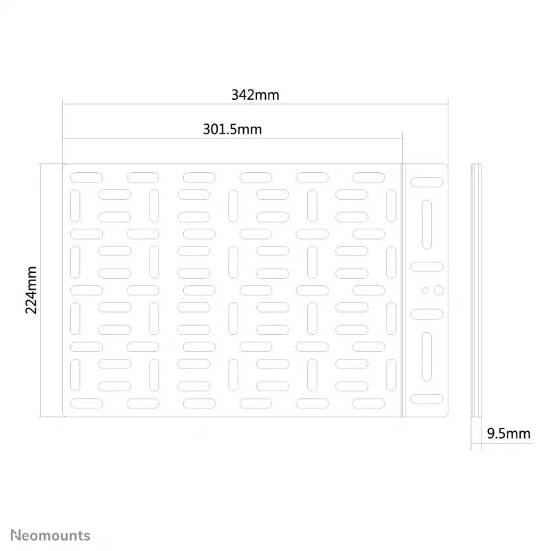 Monitorijalustan CPU-teline Neomounts NS-MPM100