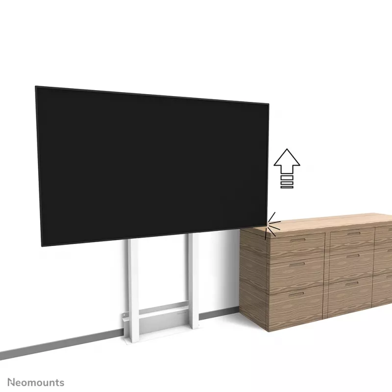 Neomounts moottoroitu seinäteline WL55-875WH1 110 kg 55–100