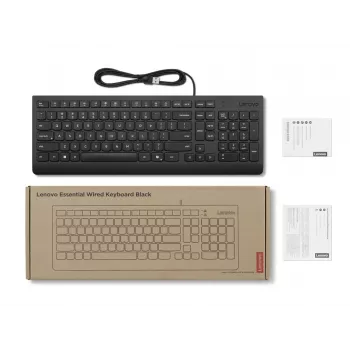 Lenovo 4Y41R64666 näppäimistö koti/toimisto USB suomi, ruotsi musta