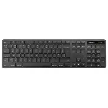 Targus EcoSmart AKB873NO näppäimistö yleiskäyttöinen RF langaton + Bluetooth QWERTY Nordic musta