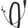 Puhelinkaapeli Jabra 8800-01-06 QD Standard 0,5 m musta