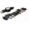 USB-sovitinsarja DeLOCK 18612 musta 10 kpl