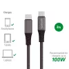 USB-kaapeli 4smarts 456267 3 m USB-C musta 0,48 Gbit/s