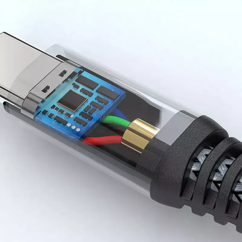 USB-kaapeli 4smarts 456267 3 m USB-C musta 0,48 Gbit/s