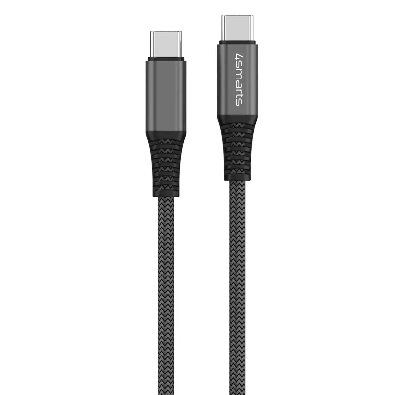 USB-kaapeli 4smarts 456267 3 m USB-C musta 0,48 Gbit/s