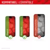 Displex Full Cover näytönsuojalasi (10H) Apple iPhone 15/15 Pro, Eco-asennuskehys, Full Cover