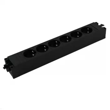 Bachmann STEP BASE 6-osainen pistorasialista GST18 6 pistorasiaa 250V 16A