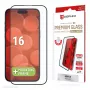 Displex Premium näytönsuojakalvo (Full Cover, 10H) Apple iPhone 16, Eco-asennuskehys, Full Cover