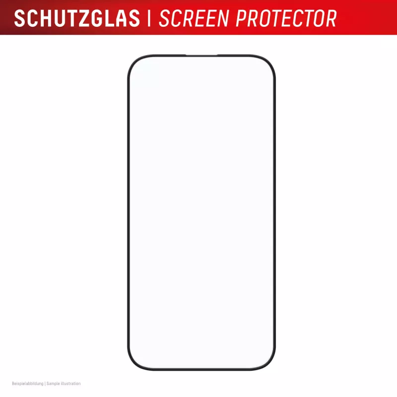 Displex Premium näytönsuojakalvo (Full Cover, 10H) Apple iPhone 16, Eco-asennuskehys, Full Cover