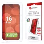 Displex näytönsuoja + kotelo Apple iPhone 16 Pro, Eco-asennuskehys, naarmuuntumaton