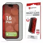 Displex Privacy Screen Protector (10H) Apple iPhone 16 Plus, Eco-asennuskehys, katselusuojafiltteri