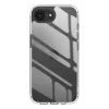 Nevox StyleShell SHOCKFlex 2496 suojakuori iPhone 16e / SE 2025 -puhelimelle, 15,5 cm (6,1 tuumaa), läpinäkyvä