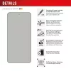 Displex Privacy Screen Protector (10H) Samsung Galaxy S25 Edge, Eco-asennuskehys, katselusuojafiltteri