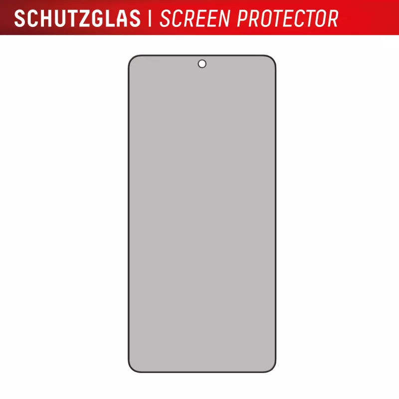 Displex Privacy Screen Protector (10H) Samsung Galaxy S25 Edge, Eco-asennuskehys, katselusuojafiltteri