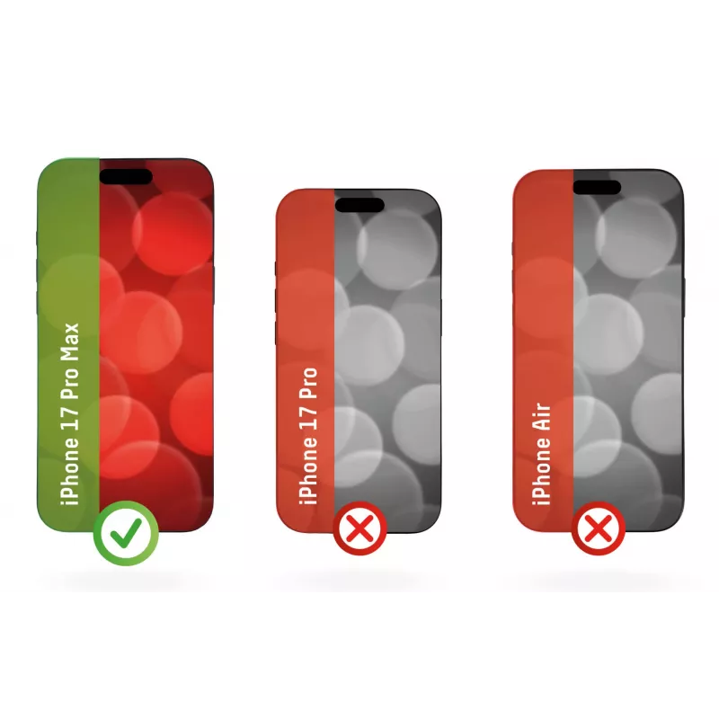 Displex Real Glass -näytönsuoja Apple iPhone 17 Pro Maxille, 02157