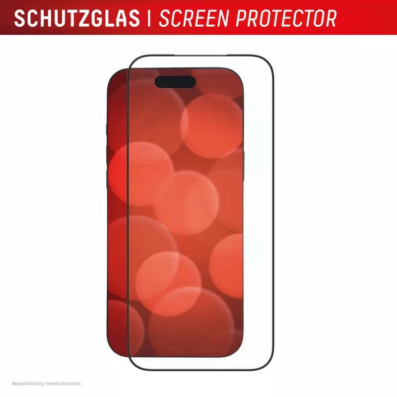 Displex Premium näytönsuoja (Full Cover, 10H) Apple iPhone 17 Pro Max, Eco-asennuskehys, Full Cover