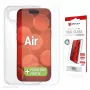 Displex näytönsuojakalvo + kotelo Apple iPhone Air, Eco-asennuskehys, naarmuuntumaton