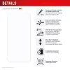 Displex näytönsuojakalvo + kotelo Apple iPhone Air, Eco-asennuskehys, naarmuuntumaton