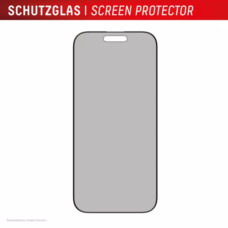 Displex tietosuojakalvo (10H) Apple iPhone 16 Pro Max, Eco-asennuskehys, tietosuojasuodatin