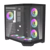 Tietokonekotelo Darkflash FT418 PRO, ATX, musta