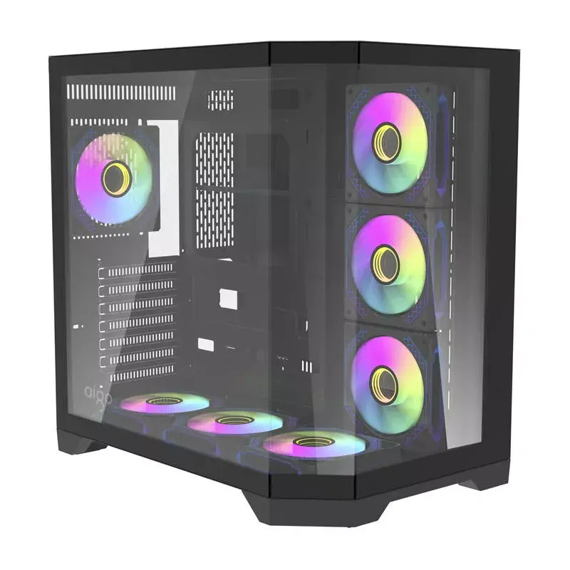 Tietokonekotelo Darkflash FT418 PRO, ATX, musta