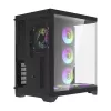 Tietokonekotelo Darkflash FT418 PRO, ATX, musta
