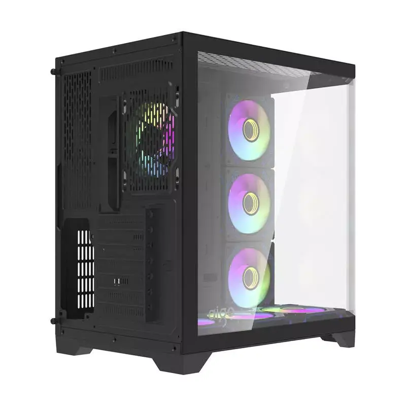 Tietokonekotelo Darkflash FT418 PRO, ATX, musta