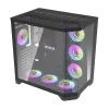 Tietokonekotelo Darkflash FT418 PRO, ATX, musta